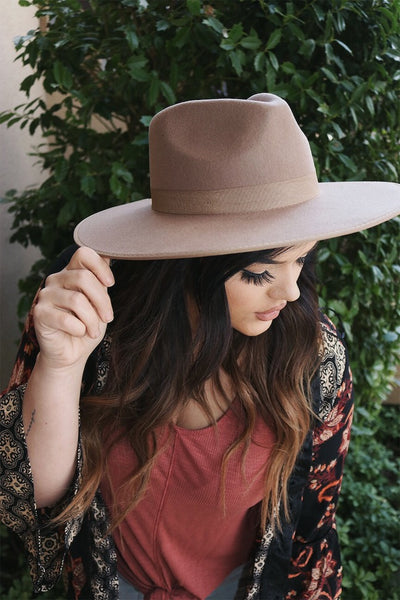 R&B Floppy Brim Fedora, Pecan rag & bone Women main image 4