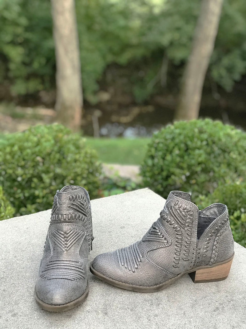 Bailey Ankle Booties with Detailed Stitching - Barefoot Dreamer