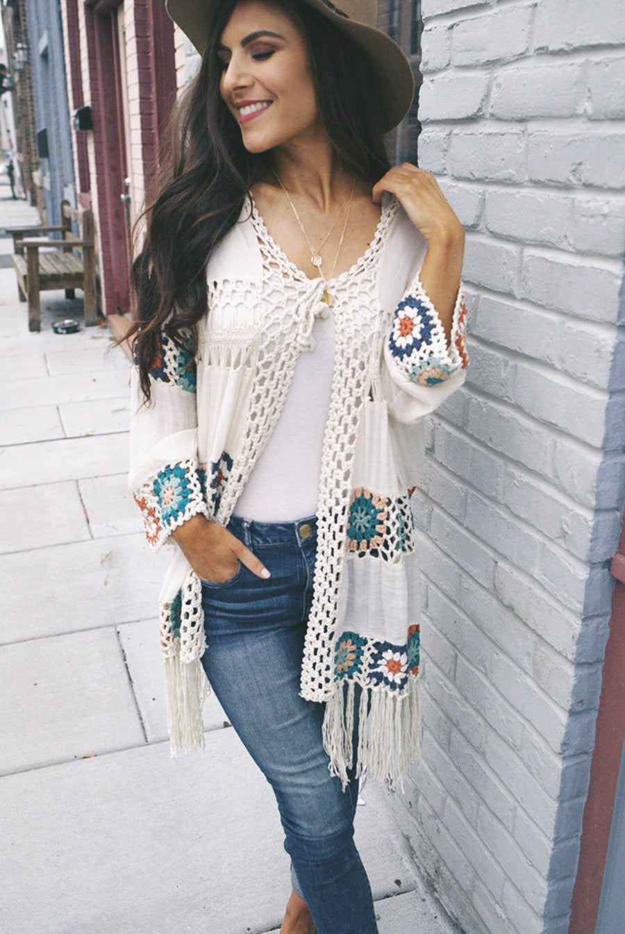 カーディガン HUECLOSET Italy Border Round Cardigan HADLEY.jpg?v=1570234961