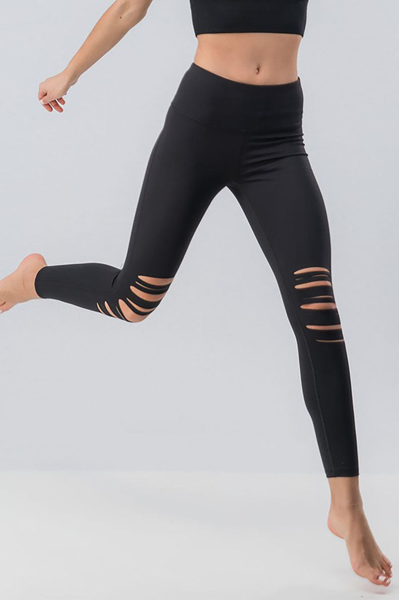 SLICE the ripped style Fire leggings – Ikadancewear