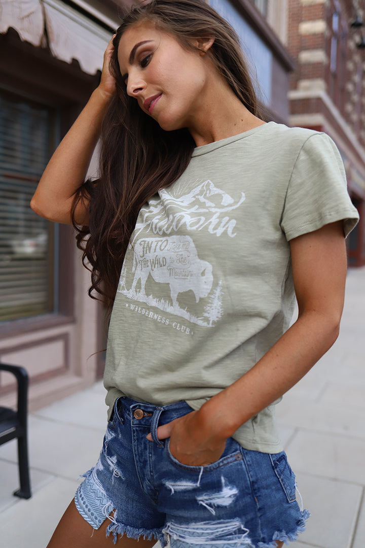 Into The Wild Graphic Tee - Barefoot Dreamer