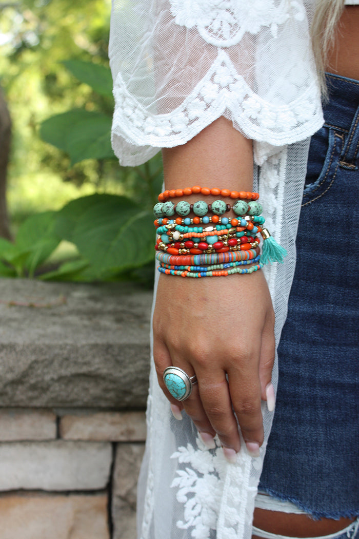 Landry, ArmStacks, The sold Lace Project Inspired, HGTV Christina, Stacked Bracelets, Beaded Bracelets, Boho Style